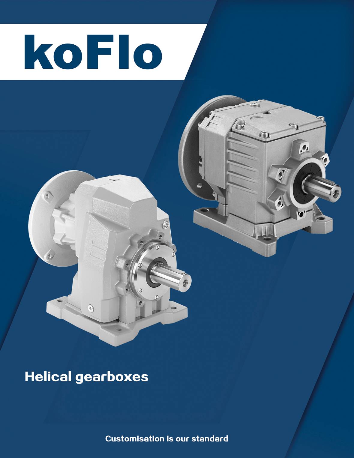 Helical gearboxes